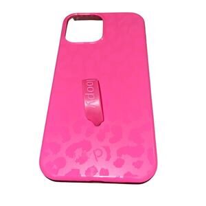 Loopy Phone Case - 12 Pro Max - Hot Pink Leopard